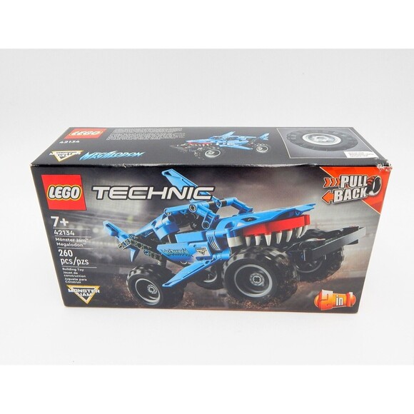 LEGO Technic Monster Jam Shark Truck Racer Car Toy Megalodon Building Toys Kids - Picture 1 of 7